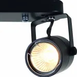 Бра Arte Lamp Lente A1310PL-2BK Цвет арматуры черный Цвет плафонов черный от ImperiumLoft