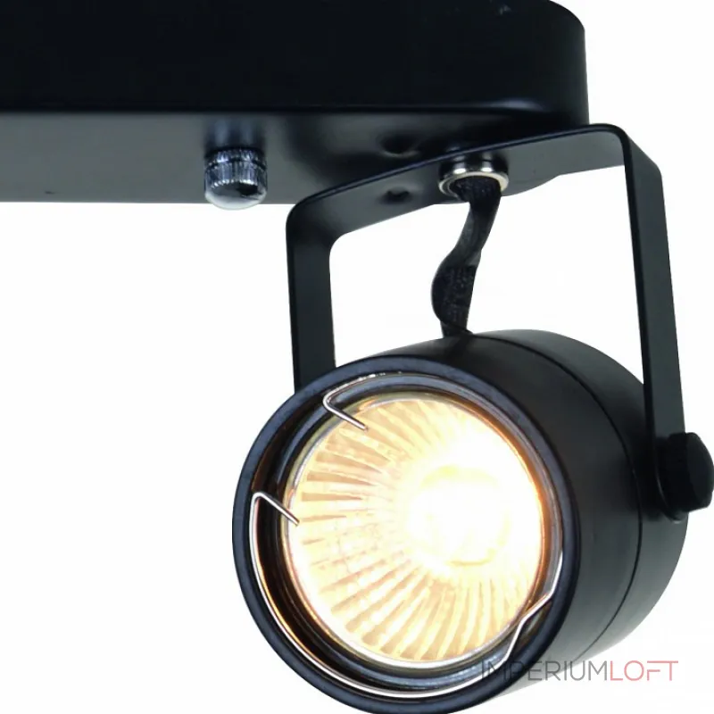 Бра Arte Lamp Lente A1310PL-2BK Цвет арматуры черный Цвет плафонов черный
