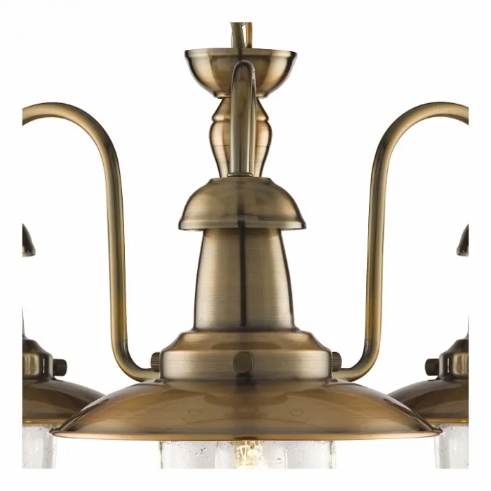 Подвесная люстра Arte Lamp Fisherman A5518LM-3RB Цвет арматуры бронза Цвет плафонов прозрачный от ImperiumLoft