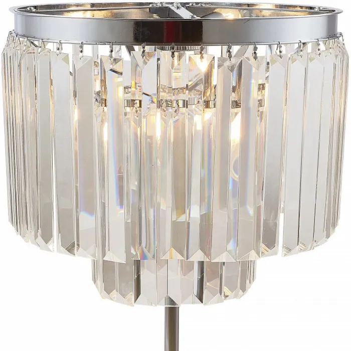 Настольная лампа декоративная Divinare Nova 3001/02 TL-4 Цвет плафонов прозрачный Цвет арматуры хром от ImperiumLoft