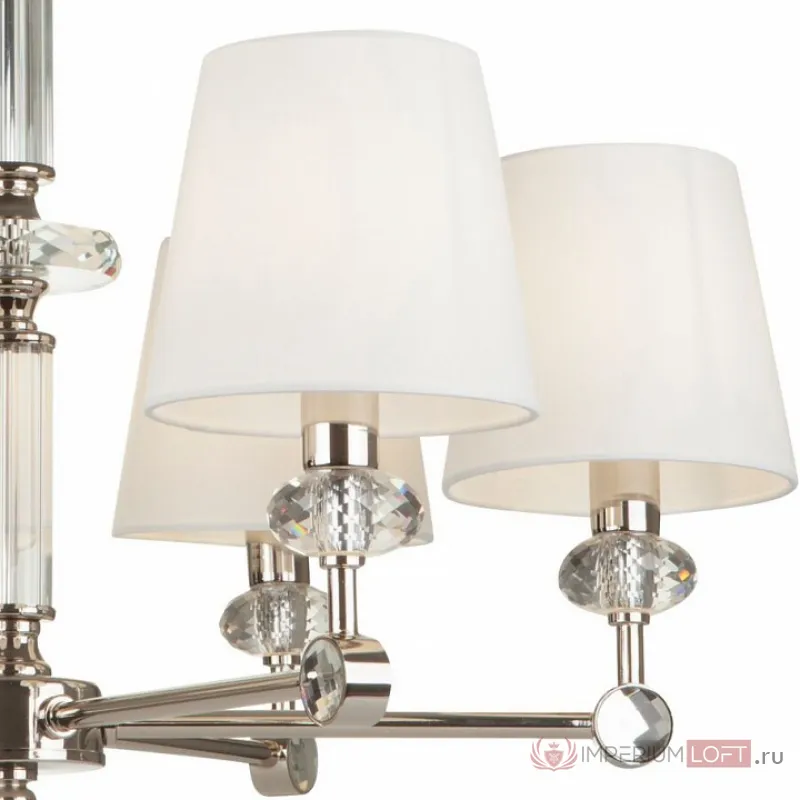 Подвесная люстра Maytoni Riverside MOD018PL-06CH Цвет арматуры хром Цвет плафонов белый от ImperiumLoft