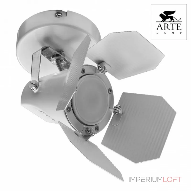 Спот Arte Lamp Cinema A3092AP-1WH Цвет арматуры белый Цвет плафонов белый от ImperiumLoft Спот Arte Lamp Cinema A3092AP-1WH Цвет арматуры белый Цвет плафонов белый от ImperiumLoft