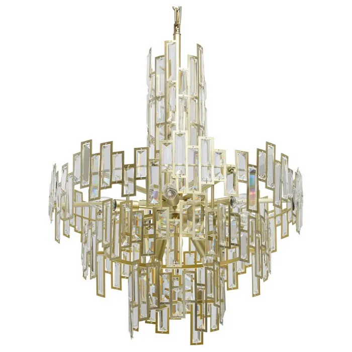 Подвесная люстра MW-Light Монарх 2 121010611 Цвет арматуры золото Цвет плафонов золото от ImperiumLoft