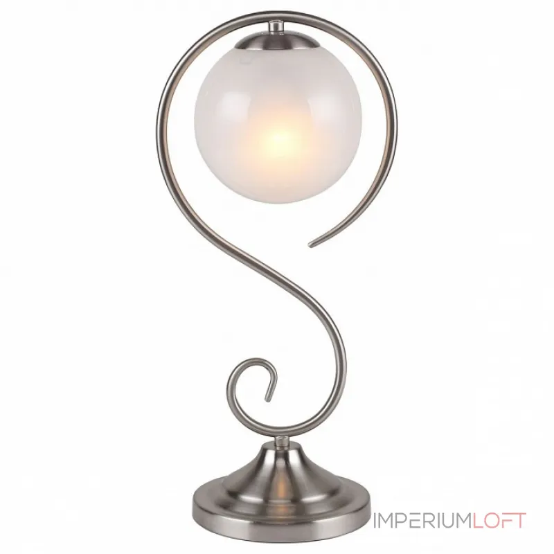 Настольная лампа декоративная F-promo Fabbio 2349-1T Цвет арматуры никель Цвет плафонов белый от ImperiumLoft Настольная лампа декоративная F-promo Fabbio 2349-1T Цвет арматуры никель Цвет плафонов белый от ImperiumLoft