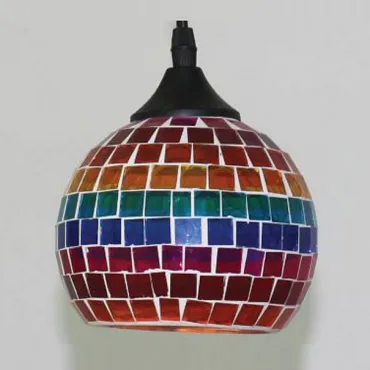 Подвесной светильник Hiper Tiffany 2 H034-2 Цвет плафонов разноцветный
