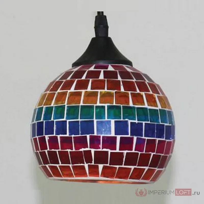 Подвесной светильник Hiper Tiffany 2 H034-2 Цвет плафонов разноцветный от ImperiumLoft