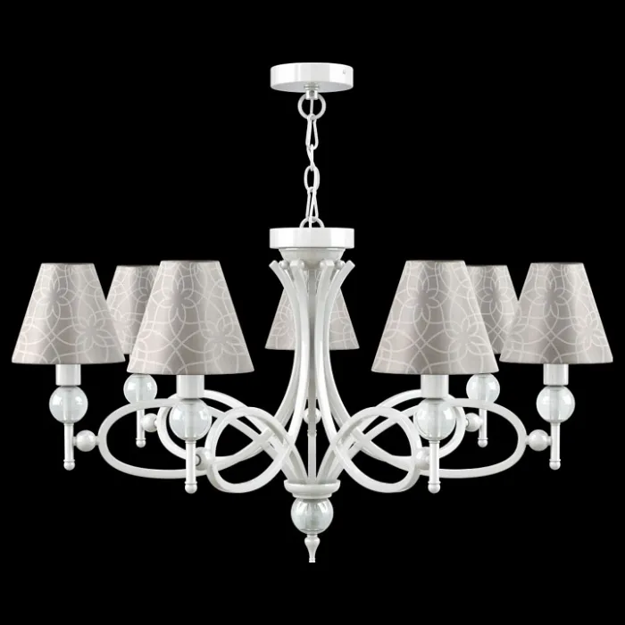 Подвесная люстра Maytoni Eclectic 1 M2-07-WM-LMP-O-4 Цвет арматуры белый Цвет плафонов серый от ImperiumLoft