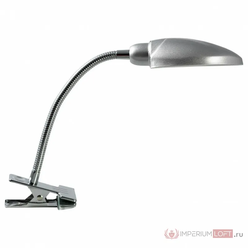 Настольная лампа офисная Lussole Roma LST-4264-01 Цвет арматуры серый Цвет плафонов серый от ImperiumLoft