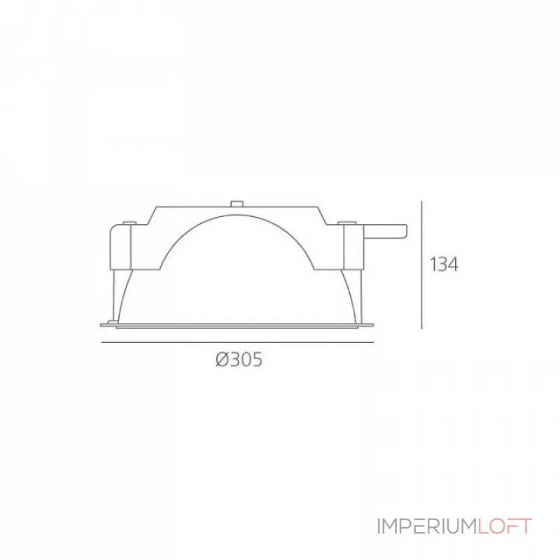 Встраиваемый светильник Artemide Luceri L598200