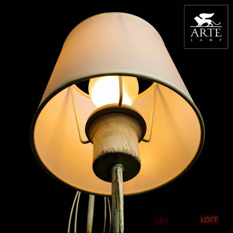 Подвесная люстра Arte Lamp Orlean A9310LM-8WG Цвет арматуры золото Цвет плафонов белый от ImperiumLoft