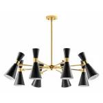 Люстра на штанге Lightstar Dumo 816087 Цвет плафонов золото Цвет арматуры золото от ImperiumLoft
