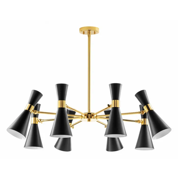 Люстра на штанге Lightstar Dumo 816087 Цвет плафонов золото Цвет арматуры золото от ImperiumLoft
