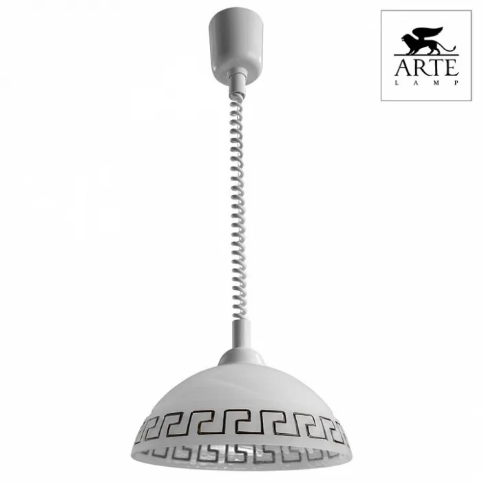 Подвесной светильник Arte Lamp Cucina A6631SP-1WH Цвет арматуры белый Цвет плафонов белый от ImperiumLoft