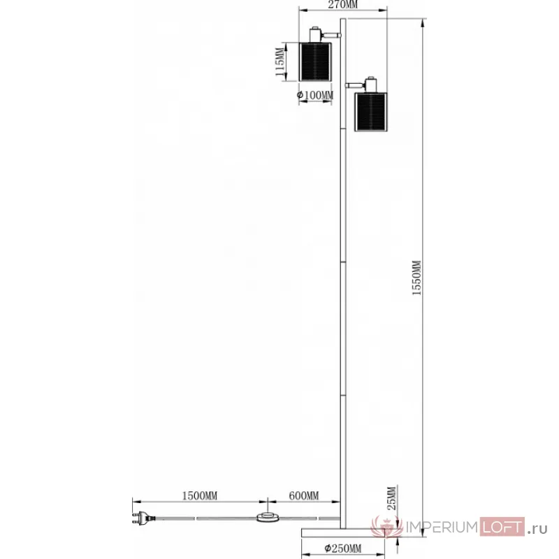 Торшер Moderli Suspent V3061-2F от ImperiumLoft