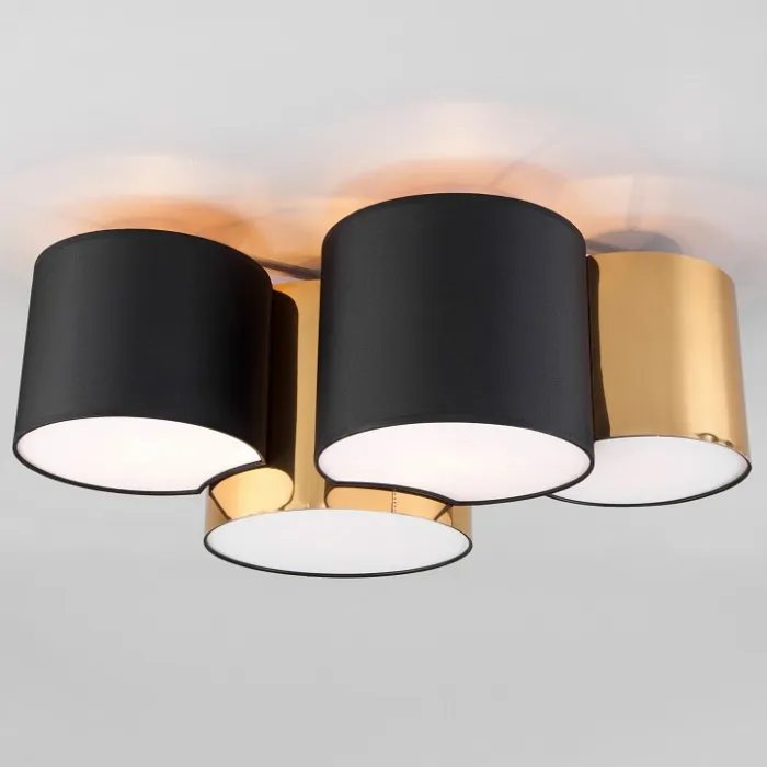 Накладной светильник TK Lighting Mona 3446 Mona Black/Gold Цвет плафонов золото от ImperiumLoft