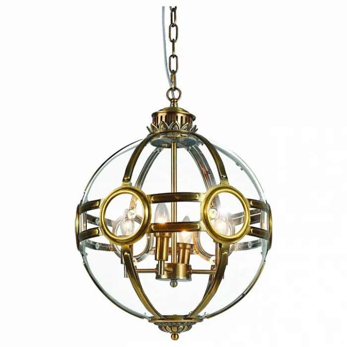 Подвесной светильник DeLight Collection Hagerty KG0516P-4 antique brass от ImperiumLoft