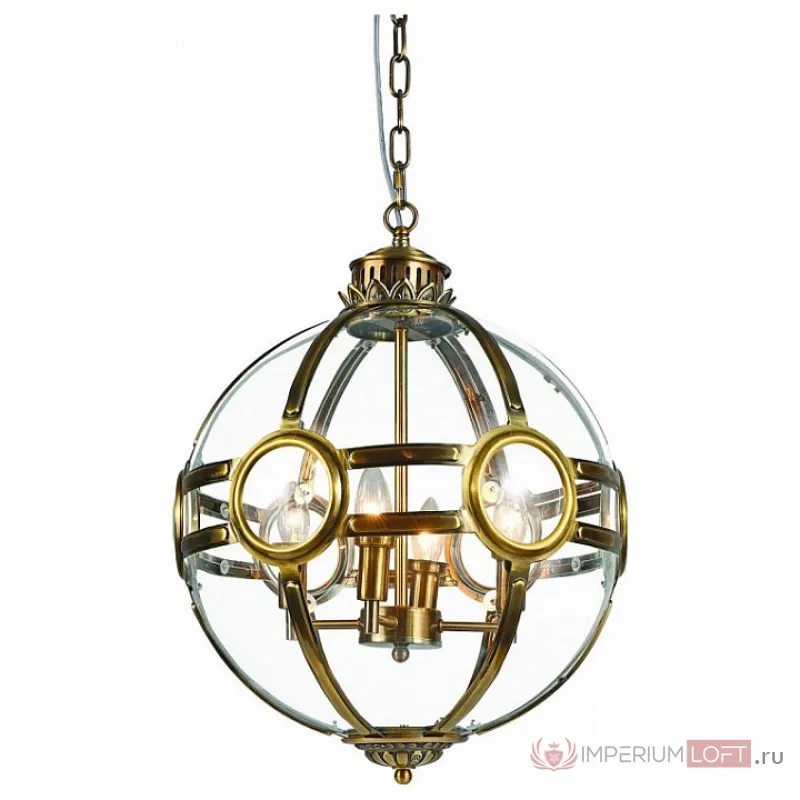 Подвесной светильник DeLight Collection Hagerty KG0516P-4 antique brass от ImperiumLoft