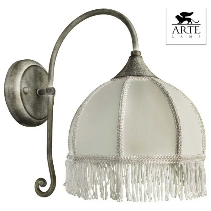 Бра Arte Lamp Victoriana 1 A2116AP-1WG Цвет арматуры золото Цвет плафонов белый от ImperiumLoft