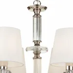 Подвесная люстра Maytoni Riverside MOD018PL-06CH Цвет арматуры хром Цвет плафонов белый от ImperiumLoft
