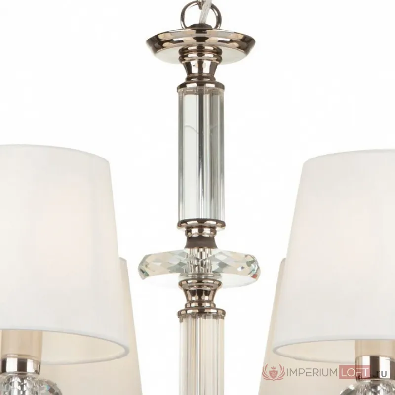 Подвесная люстра Maytoni Riverside MOD018PL-06CH Цвет арматуры хром Цвет плафонов белый от ImperiumLoft