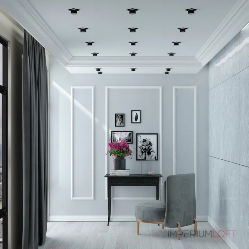 Встраиваемый светильник Novotech Lirio 370717 Цвет плафонов черный