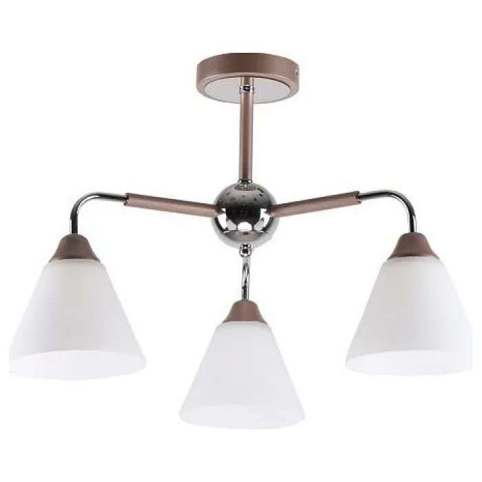 Люстра на штанге Imex 51510 MD.51510-3-S CP+CH Цвет арматуры медь от ImperiumLoft