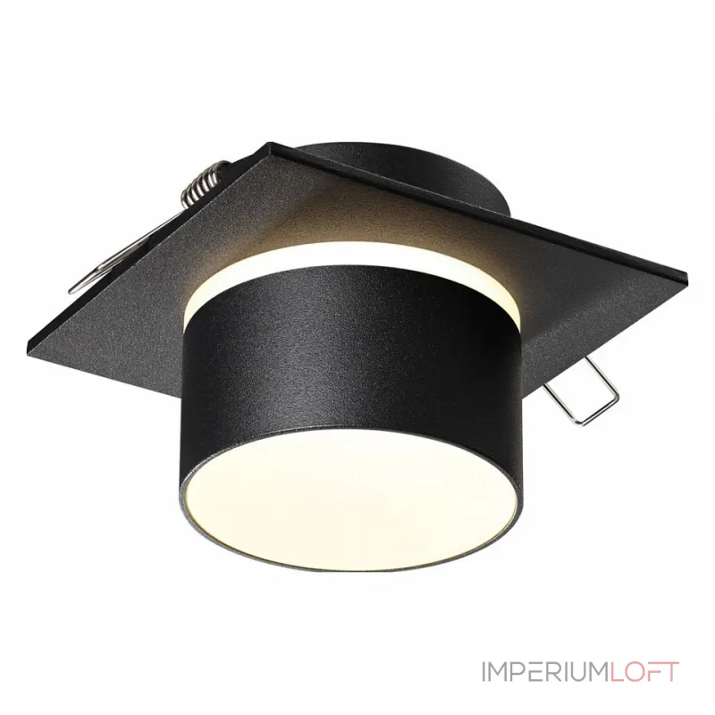 Встраиваемый светильник Novotech Lirio 370717 Цвет плафонов черный