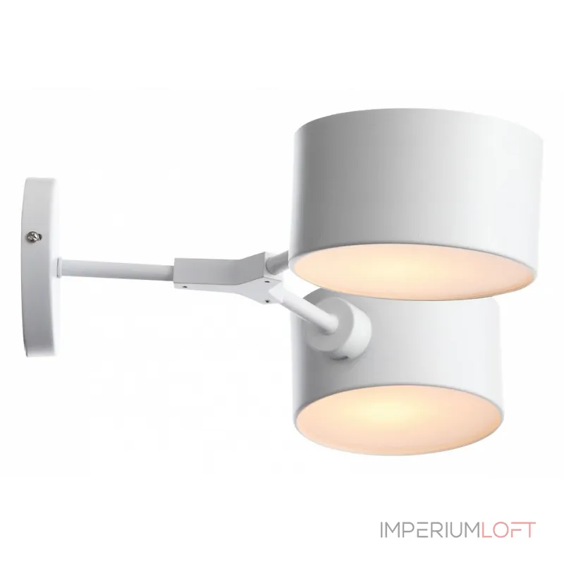 Бра EVOLUCE Gimento SLE183501-02 Цвет арматуры белый Цвет плафонов белый