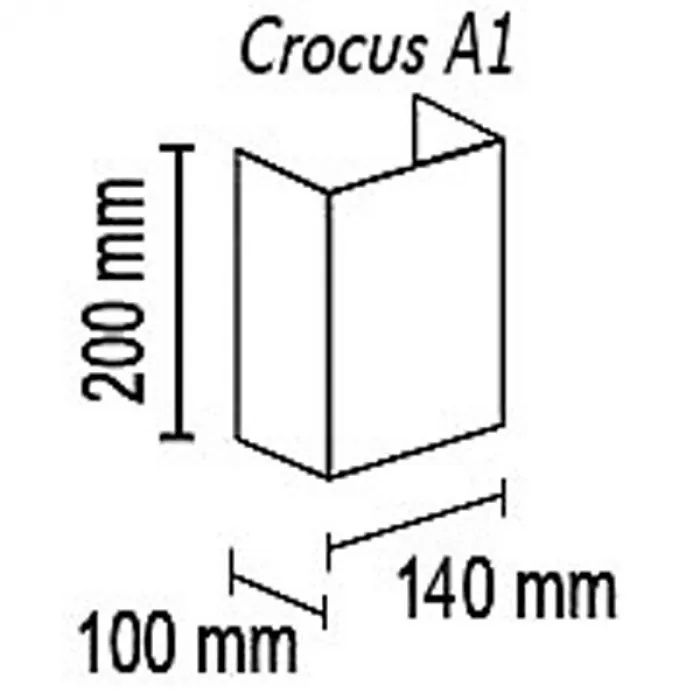 Бра TopDecor Crocus Glade Crocus Glade A1 10 96g от ImperiumLoft