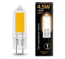 Лампа светодиодная Gauss LED G4 G4 4.5Вт 3000K 107807104 Цвет арматуры серый Цвет плафонов разноцветный