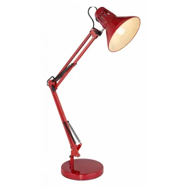 Настольная лампа офисная Globo Chifa 28049R Цвет плафонов красный Цвет арматуры красный