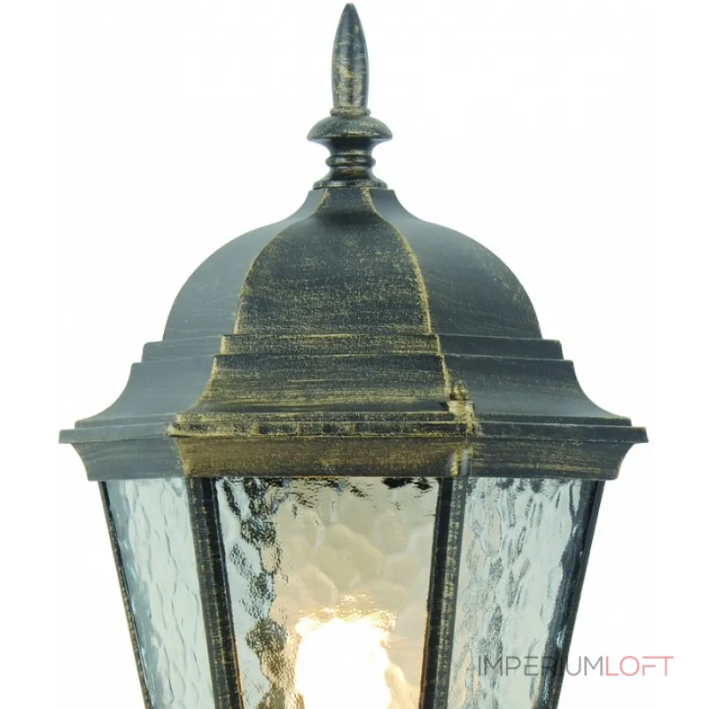 Светильник на штанге Arte Lamp Genova A1201AL-1BN Цвет арматуры золото Цвет плафонов прозрачный