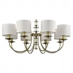 Подвесная люстра Vele Luce Soprano VL4194P08 Цвет арматуры бронза Цвет плафонов кремовый от ImperiumLoft