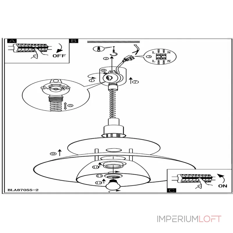 Подвесной светильник Eglo Brenda 87055 