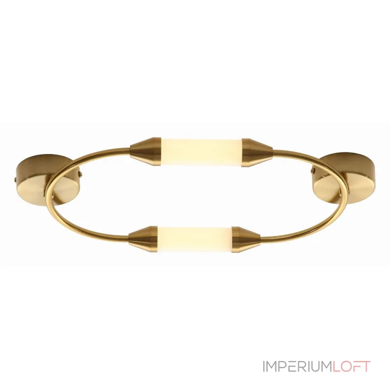Накладной светильник ST-Luce Olbia SL6004.301.02 Цвет арматуры желтый Цвет плафонов белый Накладной светильник ST-Luce Olbia SL6004.301.02 Цвет арматуры желтый Цвет плафонов белый