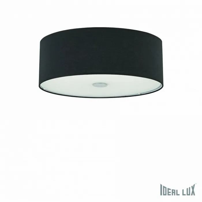 Накладной светильник Ideal Lux Woody WOODY PL4 NERO Цвет арматуры хром Цвет плафонов черный от ImperiumLoft