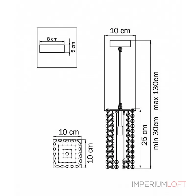 Подвесной светильник Lightstar Cristallo 795422 
