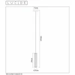 Подвесной светильник Lucide Lionel 73406/01/30 Цвет арматуры черный Цвет плафонов черный от ImperiumLoft