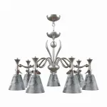 Подвесная люстра Lamp4You Modern 25 M3-07-DN-LMP-O-11 Цвет арматуры никель Цвет плафонов серый от ImperiumLoft