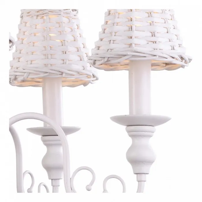 Подвесная люстра Arte Lamp Villaggio A3400LM-5WH Цвет арматуры белый Цвет плафонов белый от ImperiumLoft
