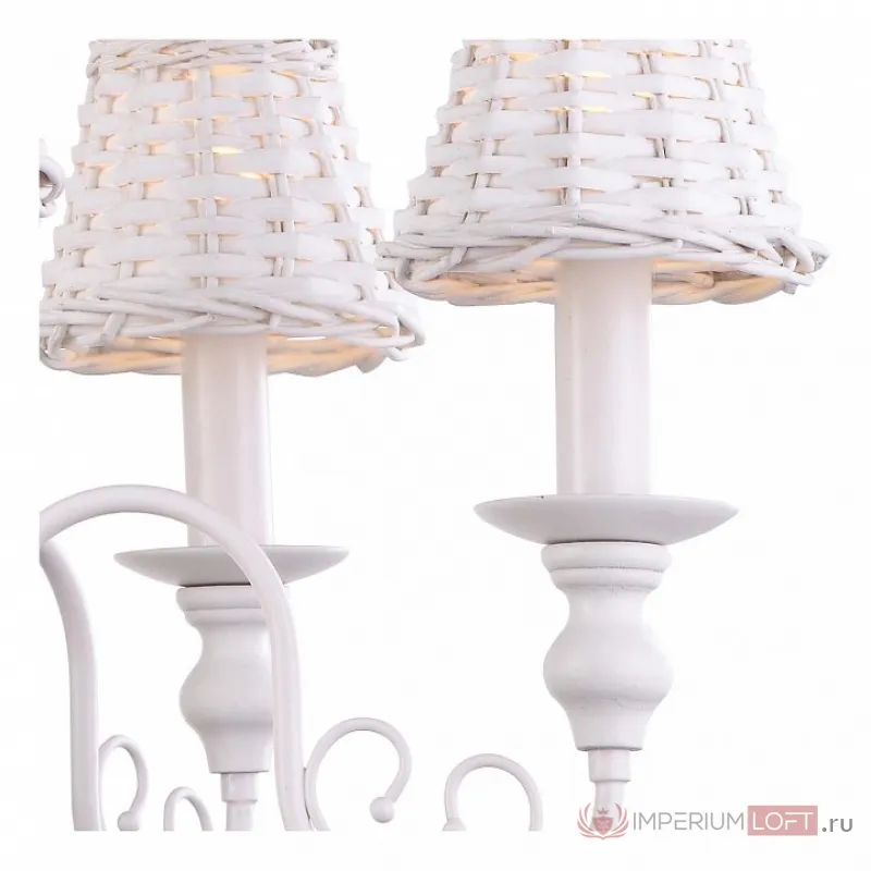 Подвесная люстра Arte Lamp Villaggio A3400LM-5WH Цвет арматуры белый Цвет плафонов белый от ImperiumLoft