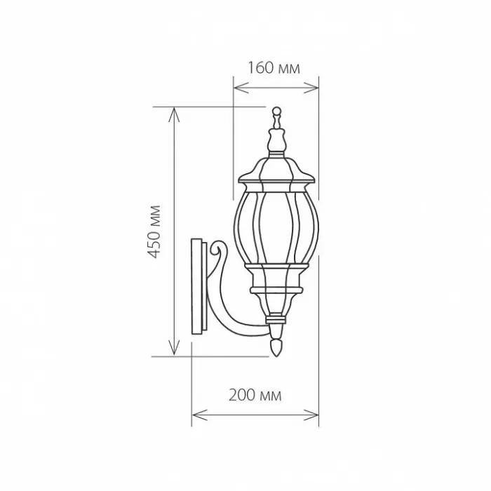 Светильник на штанге Elektrostandard GL 1001U GL 1001U черное золото от ImperiumLoft