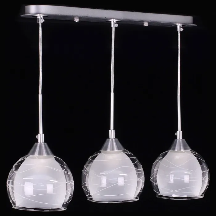 Подвесной светильник Citilux Буги CL157132 Цвет плафонов белый Цвет арматуры хром от ImperiumLoft