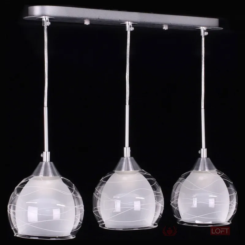 Подвесной светильник Citilux Буги CL157132 Цвет плафонов белый Цвет арматуры хром от ImperiumLoft