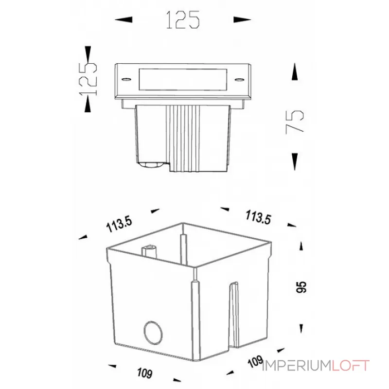 Встраиваемый в дорогу светильник Deko-Light Square II WW 730248 Цвет арматуры серебро Цвет плафонов прозрачный от ImperiumLoft Встраиваемый в дорогу светильник Deko-Light Square II WW 730248 Цвет арматуры серебро Цвет плафонов прозрачный от ImperiumLoft