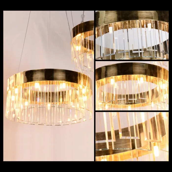 Подвесной светильник DeLight Collection BRCH9071 BRCH9071-60 Цвет арматуры золото Цвет плафонов золото от ImperiumLoft