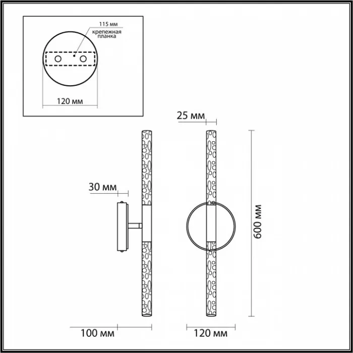 Бра Odeon Light Sparky 4369/10WL от ImperiumLoft