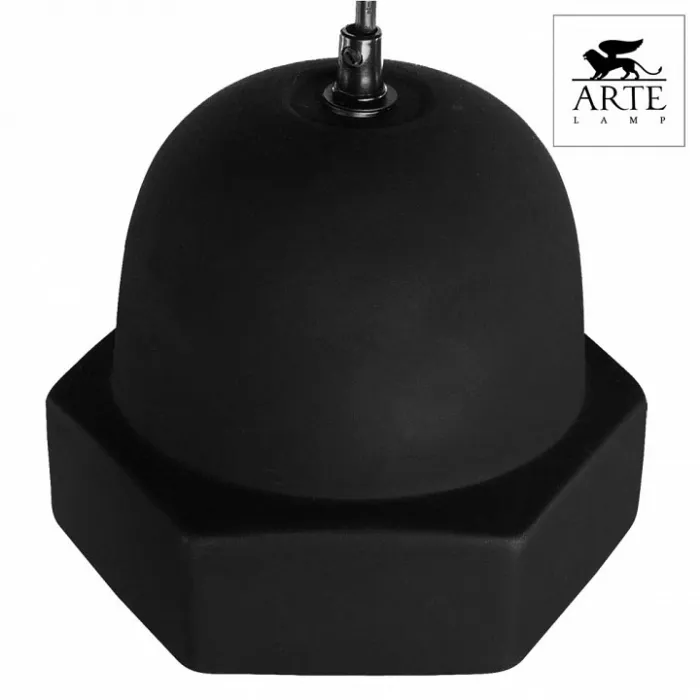 Подвесной светильник Arte Lamp Bijoux A6681SP-1BK Цвет арматуры черный Цвет плафонов черный от ImperiumLoft