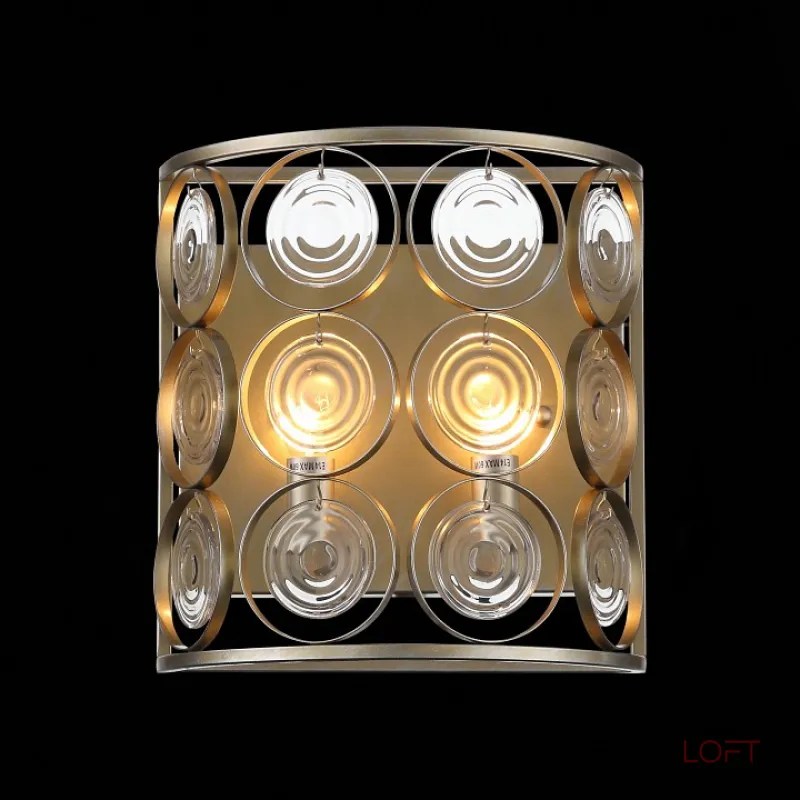 Бра ST-Luce Seranda SL1105.201.02 Цвет арматуры золото Цвет плафонов золото