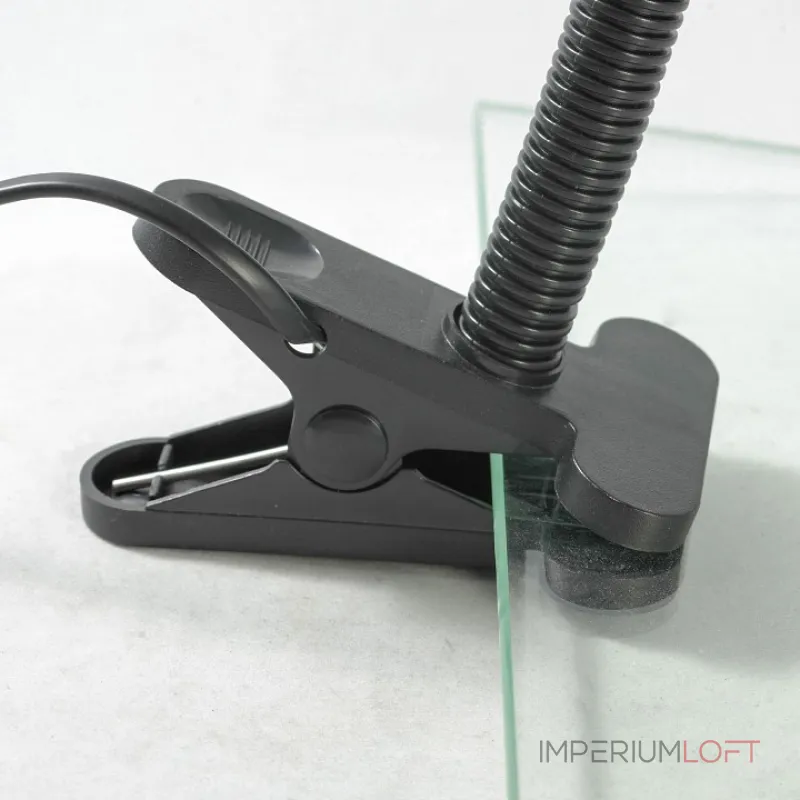 Настольная лампа офисная Lussole Sofia LST-4924-01 Цвет арматуры черный Цвет плафонов синий от ImperiumLoft